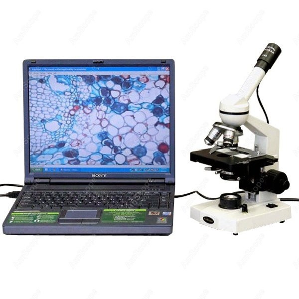 Microscope Compound 40X - AmScope M600-serie monokulaire samengestelde microscoop voor