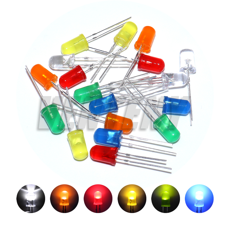 Science Hobby Kit - 5 mm diffuus LED-diodekit Lamplichtgevende diodelamp