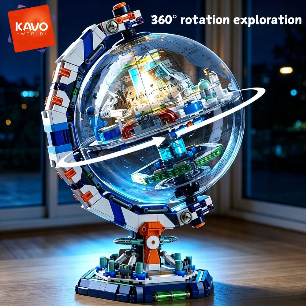 Is Learning Science A Hobby - KAVOWORLD 1793-delige Ruimte Station Bouwstenen Set