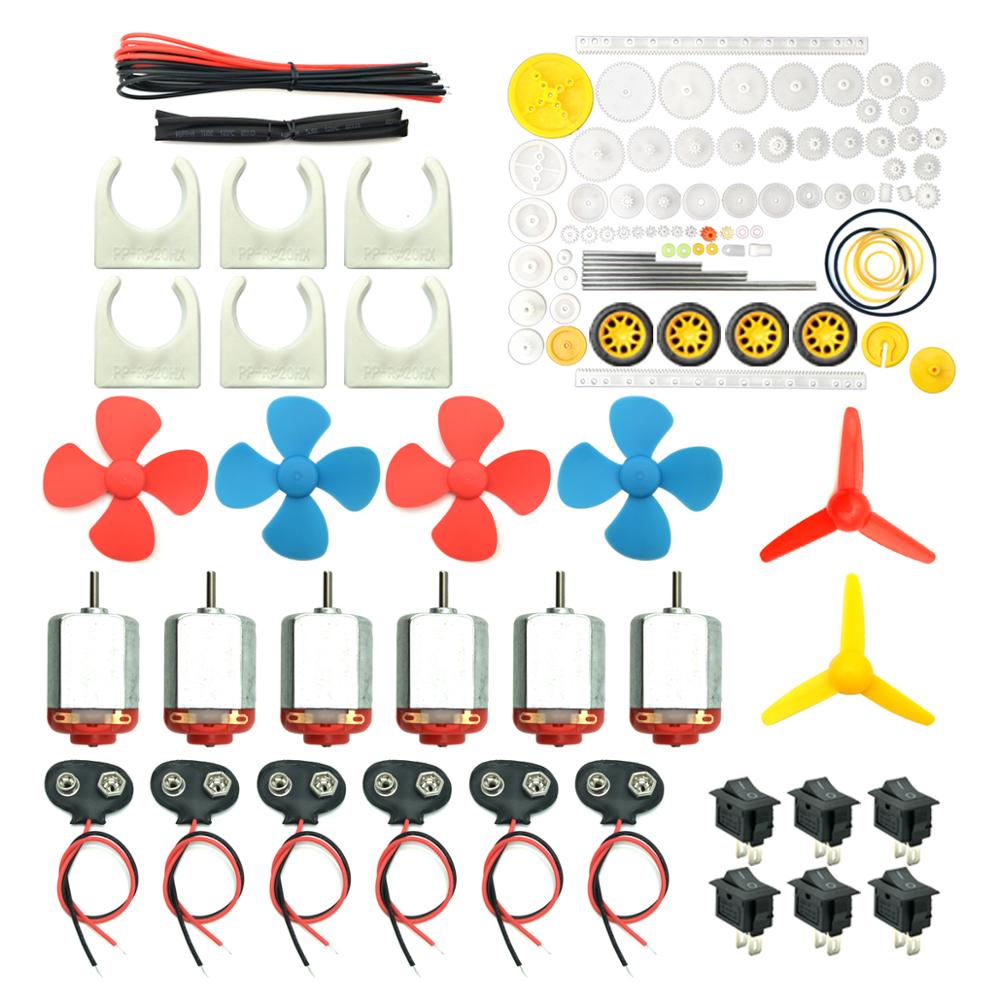 6 Set Motoren Kit, mini Elektr - Science Hobby Kit recensie en prijs