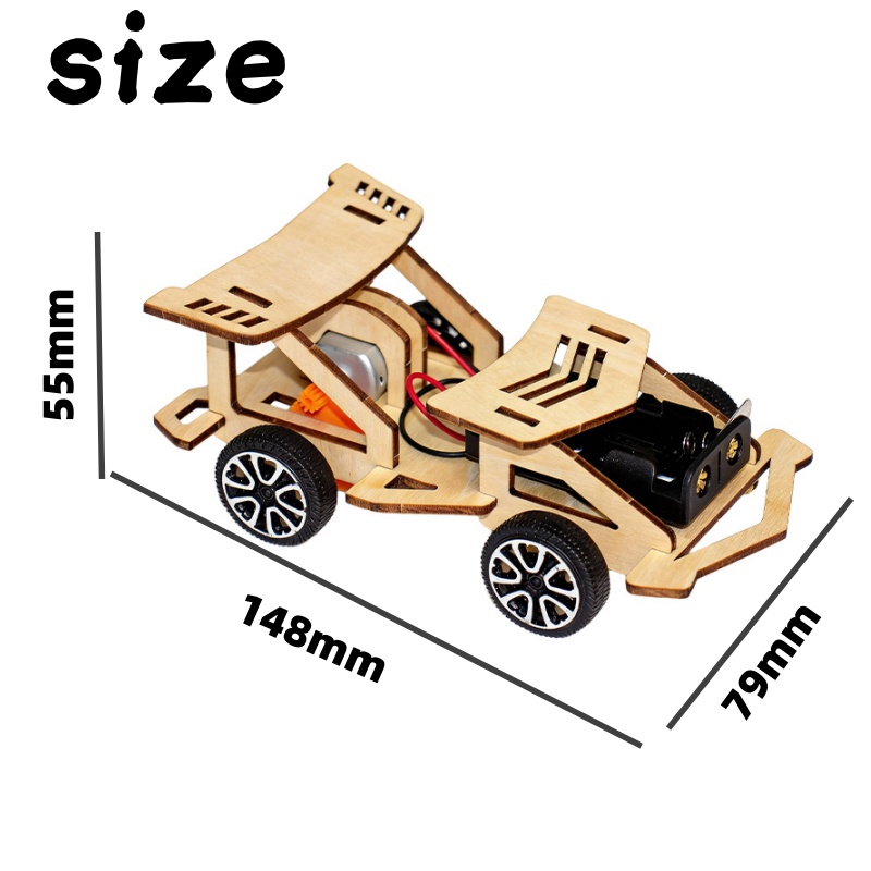 DIY-montage raceauto kleine ma - Science Hobby Kit recensie en prijs