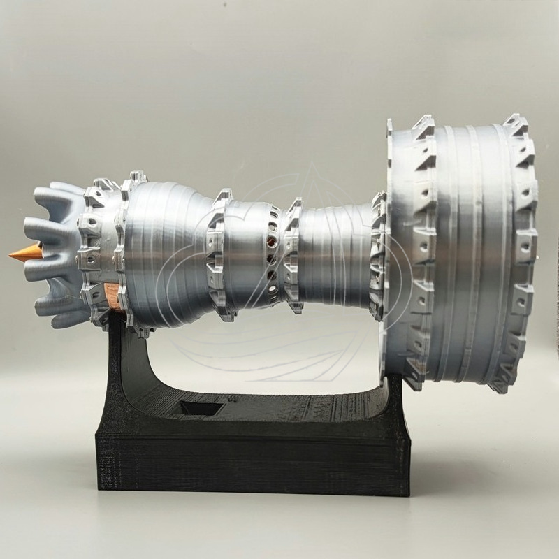 Miniatuur turbofanmotor model, - Science Hobby Kit recensie en prijs