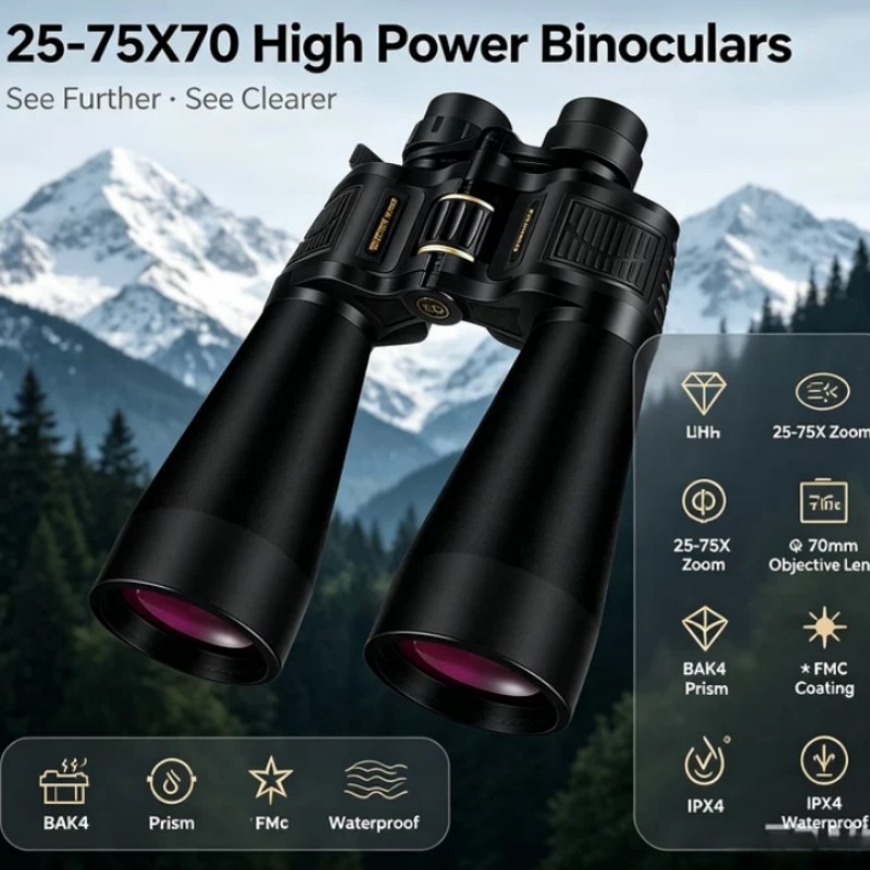 BORWOLF 25-75X70 verrekijker m - National Geographic Telescope 70Mm recensie en prijs