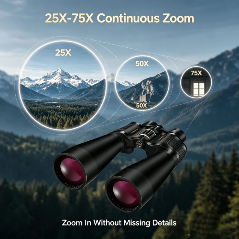 BORWOLF 25-75X70 verrekijker m - National Geographic Telescope 70Mm recensie en prijs
